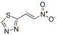 1,3,4-Thiadiazole,  2-(2-nitroethenyl)- Structure