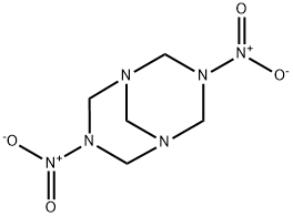 3,7-dinitro-1,3,5,7-tetraazabicyclo[3.3.1]nonane  Structure