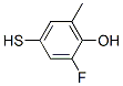 페놀,2-플루오로-4-머캅토-6-메틸- 구조식 이미지
