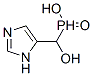 Phosphinic  acid,  P-(hydroxy-1H-imidazol-5-ylmethyl)- Structure