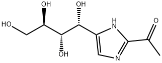 1-[4-(1,2,3,4-TETRAHYDROXYBUTYL)-1H-IMIDAZOL-2-YL]ETHANONE 구조식 이미지