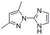 1H-Pyrazole,  1-(1H-imidazol-2-yl)-3,5-dimethyl- Structure