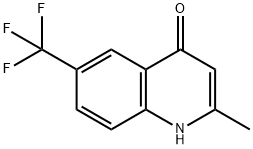 2-METHYL-6-TRIFLUOROMETHYL-4-QUINOLINOL Structure