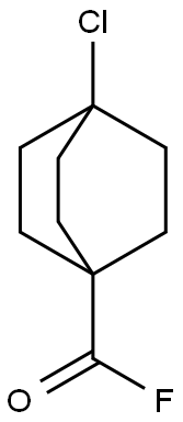 Bicyclo[2.2.2]octane-1-carbonyl fluoride, 4-chloro- (9CI) Structure
