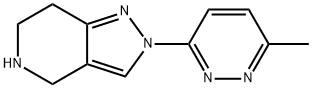 4,5,6,7-TETRAHYDRO-2-(6-METHYL-3-PYRIDAZINYL)-2H-PYRAZOLO[4,3-C]PYRIDINE Structure