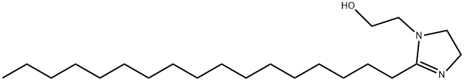 2-헵타데킬-1-하이드록시에틸이미다졸린 구조식 이미지