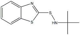 N-tert-Butyl-2-benzothiazolesulfenamide  Structure