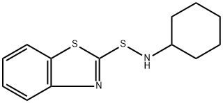 N-Cyclohexyl-2-benzothiazolesulfenamide  Structure