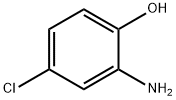 2-아미노-4-클로로페놀 구조식 이미지