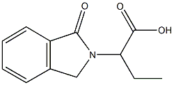 2-(1-OXO-1,3-DIHYDRO-2H-ISOINDOL-2-YL)BUTANOIC ACID 구조식 이미지