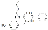 N-benzoyltyrosine butylamide Structure