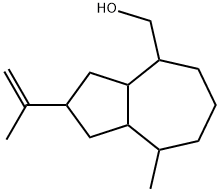 decahydro-2-isopropenyl-8-methylazulene-4-methanol Structure