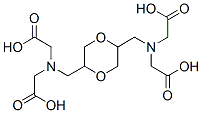 N,N'-[1,4-dioxane-2,5-diylbis(methylene)]bis[N-(carboxymethyl)glycine] Structure