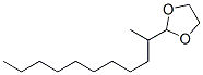 2-(1-methyldecyl)-1,3-dioxolane Structure