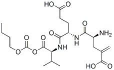 부틸옥시카르보닐-4-메틸렌-글루타밀-글루타밀-발린 구조식 이미지