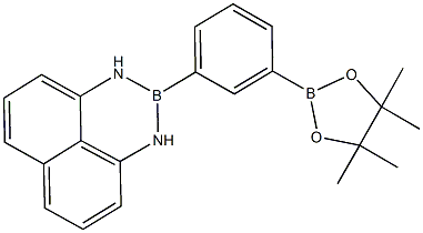 2-[3-(4,4,5,5-Tetramethyl-1,3,2-dioxaborolan-2-yl)phenyl]-2,3-dihydro-1H-naphtho[1,8-de][1,3,2]diazaborinine Structure