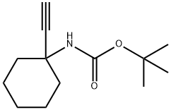 tert-butyl (1-ethynylcyclohexyl)carbamate Structure