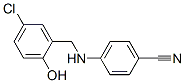 4-(5-CHLORO-2-HYDROXYBENZYLAMINO)BENZONITRILE Structure