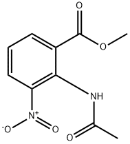 METHYL 2-(ACETYLAMINO)-3-NITROBENZOATE Structure