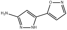 1H-Pyrazol-3-amine,  5-(5-isoxazolyl)- Structure