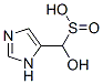 1H-이미다졸-5-메탄설핀산,-알파-히드록시- 구조식 이미지