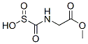 Glycine,  N-(sulfinocarbonyl)-,  1-methyl  ester Structure