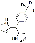 1H-Pyrrole,  2,2-[[4-(methyl-d3)phenyl]methylene]bis- Structure