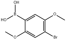 (4-브로모-2,5-디메톡시페닐)보론산 구조식 이미지