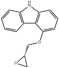 (S)-(+)-4-(2,3-EPOXYPROPOXY)CARBAZOLE 구조식 이미지