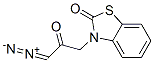 2-Benzothiazolinone,  3-(3-diazoacetonyl)-  (7CI,8CI) Structure