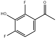 에타논,1-(2,4-디플루오로-3-히드록시페닐)- 구조식 이미지