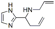 1H-Imidazole-2-methanamine,  N,-alpha--di-2-propen-1-yl- Structure