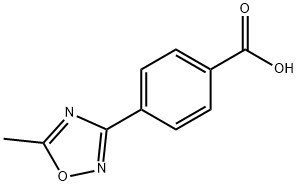 4-(5-메틸-1,2,4-옥사디아졸-3-일)벤조산 구조식 이미지