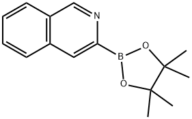 3-(4,4,5,5-tetraMethyl-1,3,2-dioxaborolan-2-yl)isoquinoline Structure