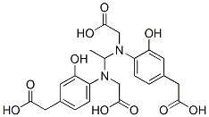 N,N'-bis(hydroxycarbonylmethyl)-N,N'-bis(alpha-hydroxycarbonyl-2-hydroxytolyl)diaminoethane Structure