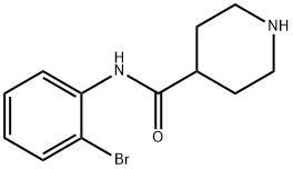 N-(2-bromophenyl)piperidine-4-carboxamide Structure