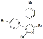 2,5-DIBROMO-3,4-BIS-(4-BROMO-PHENYL)-THIOPHENE Structure