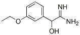 Benzeneethanimidamide,  3-ethoxy--alpha--hydroxy- Structure