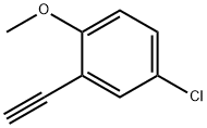 4-클로로-2-에티닐-1-메톡시벤젠 구조식 이미지