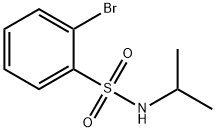 N-Isopropyl 2-bromobenzenesulfonamide Structure