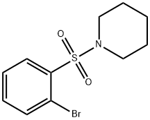 1-(2-Bromophenylsulfonyl)piperidine Structure