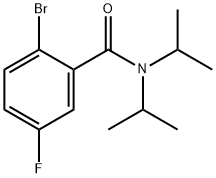 2-Bromo-5-fluoro-N,N-diisopropylbenzamide Structure