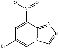 6-브로모-8-니트로-[1,2,4]트리아졸로[4,3-a]피리딘 구조식 이미지