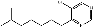 5-Bromo-4-(6-methylheptyl)pyrimidine Structure