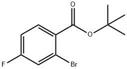 tert-Butyl 2-bromo-4-fluorobenzoate Structure