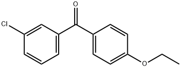 3-Chloro-4'-ethoxybenzophenone 구조식 이미지