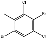 1,4-Dibromo-3,5-dichloro-2-methylbenzene Structure