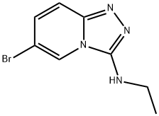 6-Bromo-N-ethyl-[1,2,4]triazolo[4,3-a]pyridin-3-amine Structure