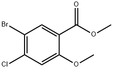 Methyl 5-bromo-4-chloro-2-methoxybenzoate Structure