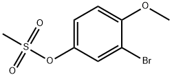 3-Bromo-4-methoxyphenyl methanesulfonate Structure